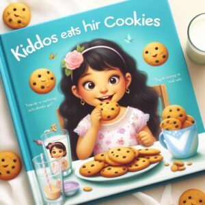 "A kiddos eats her cookies book"