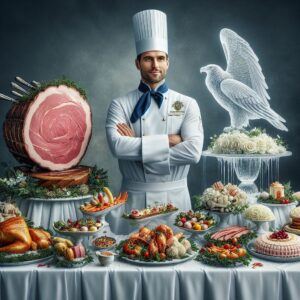 "A Chef stands proudly behind a real work of Art. You ask, "How Can We Make Money Online Blogging About ADHD?"